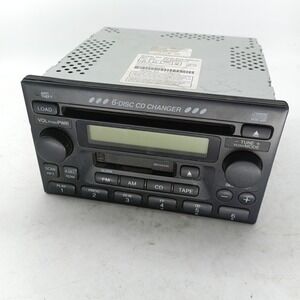 Honda CR-V 6-Disc CD Changer AM FM Cassette Radio 39100-SCA-A200-01 a12